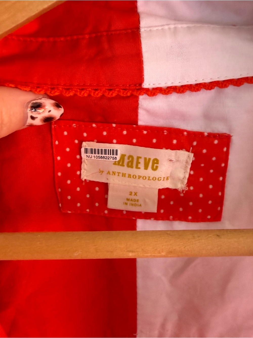 Anthropologie The Bennet Buttondown Shirt: Colorblock Edition - Picture 4 of 6